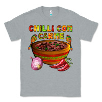 Heather Grey chilli con carne  with chilli pepper Classic Tee - AdoDesignShop