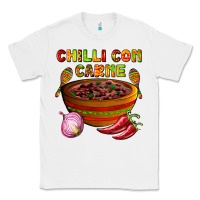 White chilli con carne  with chilli pepper Classic Tee - AdoDesignShop