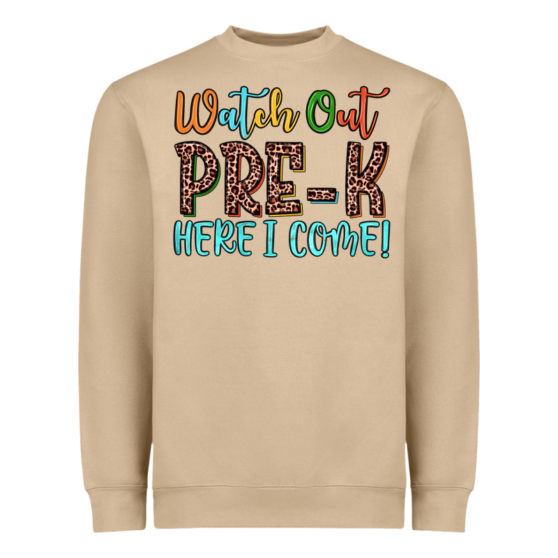Watch Out Pre K Here I Come! Heavyweight Sweatshirt by JahusDesignShop | Teevron