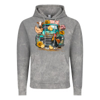 Farm Truck Farm Animals Vintage Hoodie | Teevron