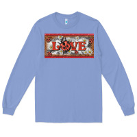 Colony Blue love ladybug    license plate template Long Sleeve Tee - BarkalooDesign