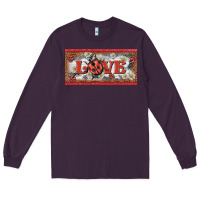 Plum love ladybug    license plate template Long Sleeve Tee - BarkalooDesign