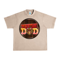 French Oak firefighter coasters Urban Heavy Tee - AdoDesignShop