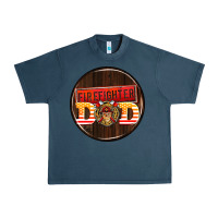 Midnight Navy firefighter coasters Urban Heavy Tee - AdoDesignShop