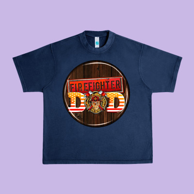 Firefighter Coasters Urban Heavy Tee Designed By Adodesignshop