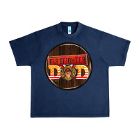 Navy firefighter coasters Urban Heavy Tee - AdoDesignShop