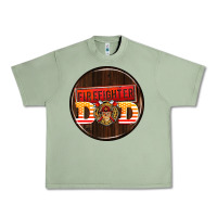 Oil Green firefighter coasters Urban Heavy Tee - AdoDesignShop