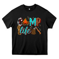 Black camp life Heavy Core Tee - texasbilliewilder