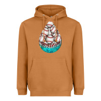 Meerkat baseball and western roses teardrop  8 Heavyweight Hoodie - BundleAndBundleShop