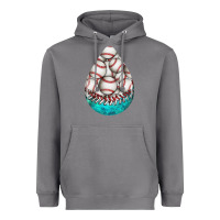 Storm baseball and western roses teardrop  8 Heavyweight Hoodie - BundleAndBundleShop