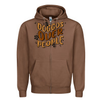 Chestnut doggos over people Zipper Hoodie - MaliasSmallBusiness