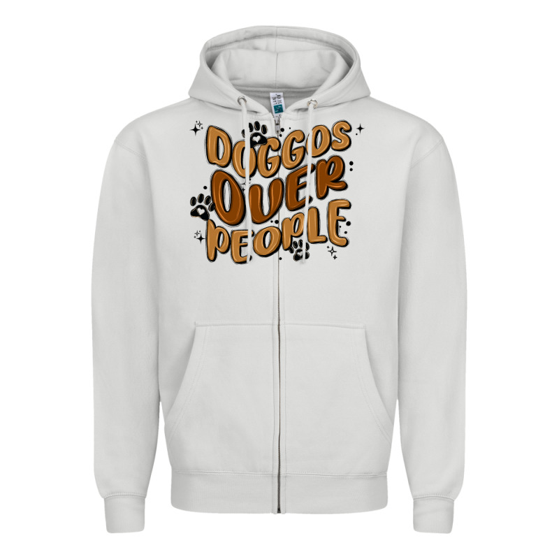Doggos Over People Zipper Hoodie by MaliasSmallBusiness | Teevron
