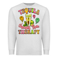 Oatmeal Heather tequila cheaper than therapy Premium Sweatshirt - LillyAllenDesigns