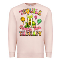 Pale Pink tequila cheaper than therapy Premium Sweatshirt - LillyAllenDesigns