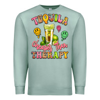 Seafoam tequila cheaper than therapy Premium Sweatshirt - LillyAllenDesigns
