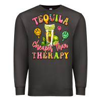 Smoke tequila cheaper than therapy Premium Sweatshirt - LillyAllenDesigns