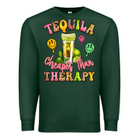 Sports Green tequila cheaper than therapy Premium Sweatshirt - LillyAllenDesigns