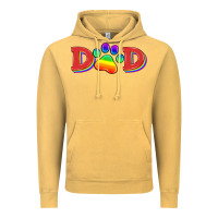 Vintage Mustard lgbtq dad and paw Vintage Hoodie - HRA Design Shop