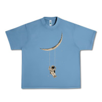 Pebble Blue Astronaut Moon Swing Urban Heavy Tee - Bettercallsaul
