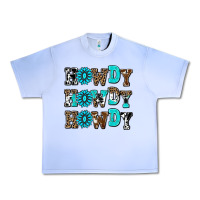 Grape Ice howdy howdy howdy Urban Heavy Tee - AdoDesignShop