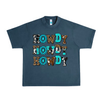 Midnight Navy howdy howdy howdy Urban Heavy Tee - AdoDesignShop