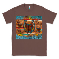 Chestnut saddle horseshoe leopard sunflower Classic Tee - Artiststas