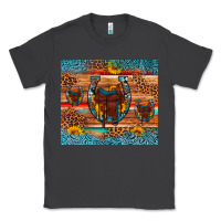 Smoke saddle horseshoe leopard sunflower Classic Tee - Artiststas