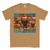 Toasted Coconut saddle horseshoe leopard sunflower Classic Tee - Artiststas