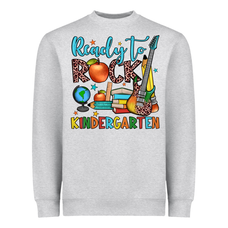 Ready To Rock Kindergarten Heavyweight Sweatshirt by JahusDesignShop | Teevron