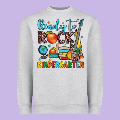 Ready To Rock Kindergarten Heavyweight Sweatshirt Designed By Jahusdesignshop