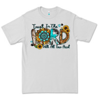 Dove Grey trust in the lord with all your heart Premium Tee - Zillion Design Studio