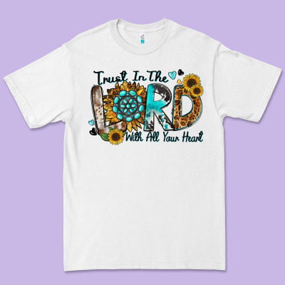 Trust In The Lord With All Your Heart Premium Tee Designed By Zillion Design Studio