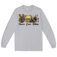 Peace Love Rhino Long Sleeve Tee | Teevron