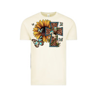 Vintage Arctic leopard cross sunflower butterfly Vintage Tee - JahusDesignShop
