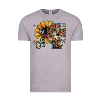 Vintage Zinc leopard cross sunflower butterfly Vintage Tee - JahusDesignShop