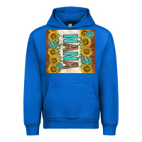 Cobalt nana sunflowers and turquoise gemstones Urban Hoodie - TumblerDesignByShophia