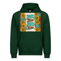 Forest Green nana sunflowers and turquoise gemstones Urban Hoodie - TumblerDesignByShophia