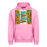 Fuchsia Pink nana sunflowers and turquoise gemstones Urban Hoodie - TumblerDesignByShophia