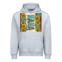 Heather Grey nana sunflowers and turquoise gemstones Urban Hoodie - TumblerDesignByShophia