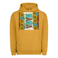 Pigment Peanut Butter nana sunflowers and turquoise gemstones Urban Hoodie - TumblerDesignByShophia