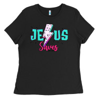 Black jesus saves Ladies Tee - JahusDesignShop