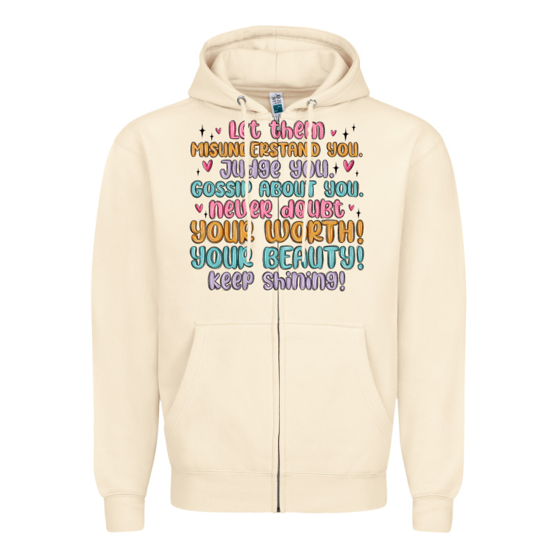 Let Them Zipper Hoodie by MaliasSmallBusiness | Teevron