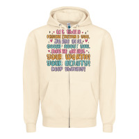 Sandshell let them Zipper Hoodie - MaliasSmallBusiness