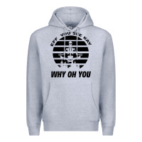 Heather Grey EFF You See Kay Why Oh You Skeleton Yogas Vintage Premium Hoodie - Bettercallsaul