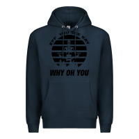 Navy EFF You See Kay Why Oh You Skeleton Yogas Vintage Premium Hoodie - Bettercallsaul
