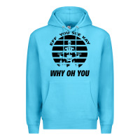 Ocean Blue EFF You See Kay Why Oh You Skeleton Yogas Vintage Premium Hoodie - Bettercallsaul