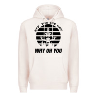 Pale Pink EFF You See Kay Why Oh You Skeleton Yogas Vintage Premium Hoodie - Bettercallsaul