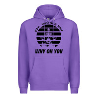 Purple EFF You See Kay Why Oh You Skeleton Yogas Vintage Premium Hoodie - Bettercallsaul