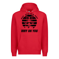 Red EFF You See Kay Why Oh You Skeleton Yogas Vintage Premium Hoodie - Bettercallsaul