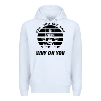 White EFF You See Kay Why Oh You Skeleton Yogas Vintage Premium Hoodie - Bettercallsaul
